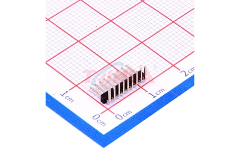 1.27mm單排90度9P